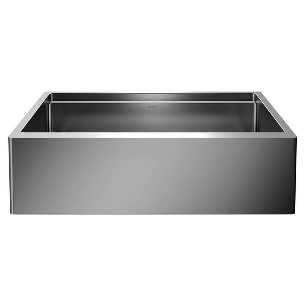 Quatrus R15 Ergon 33" Single Bowl Apron-Front Stainless Steel Farmhouse Sink