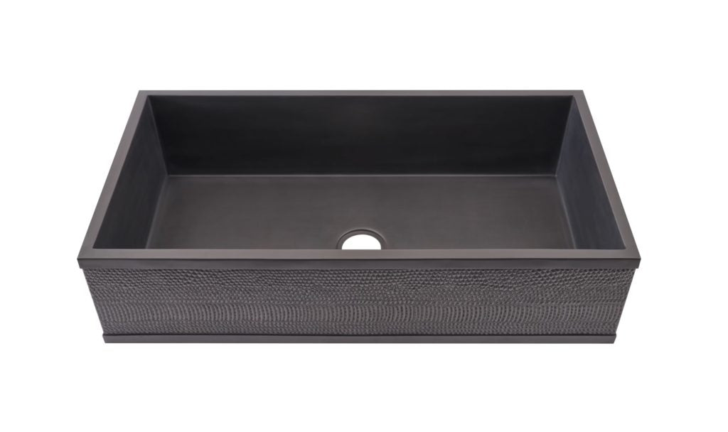 Thompson Traders KSA-4222MB-SNAKE Kahlo Culebra Kitchen Sink in Matte Black
(Snake)