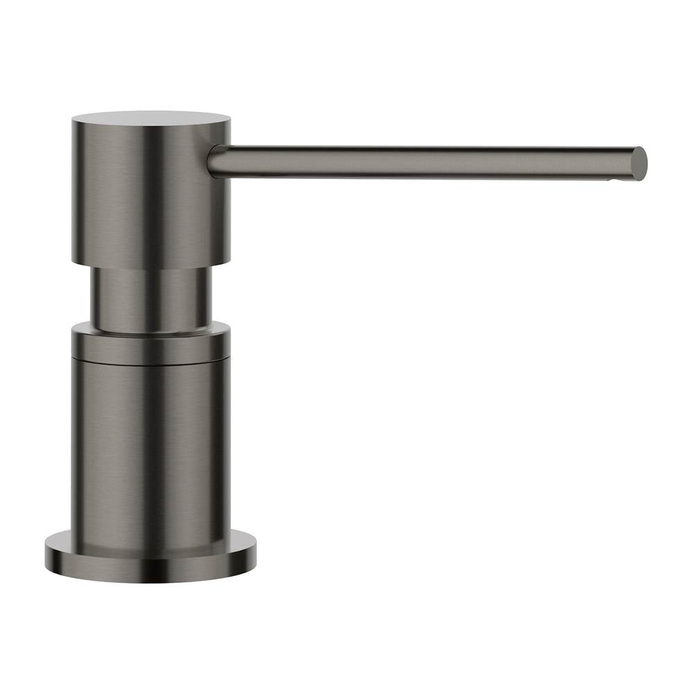 Lato Soap Dispenser - Satin Dark Steel