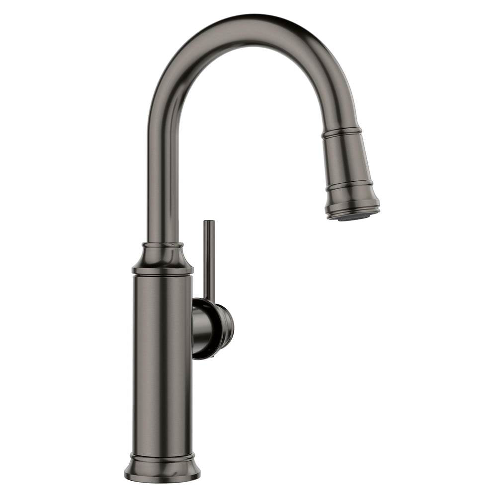 Empressa Bridge Pull-Down 1.5 GPM - Satin Platinum
