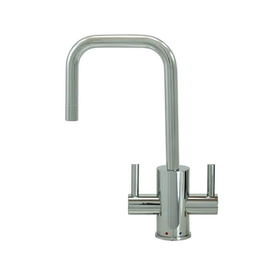 Mini Faucet with Knurled Lever and Spout Tip