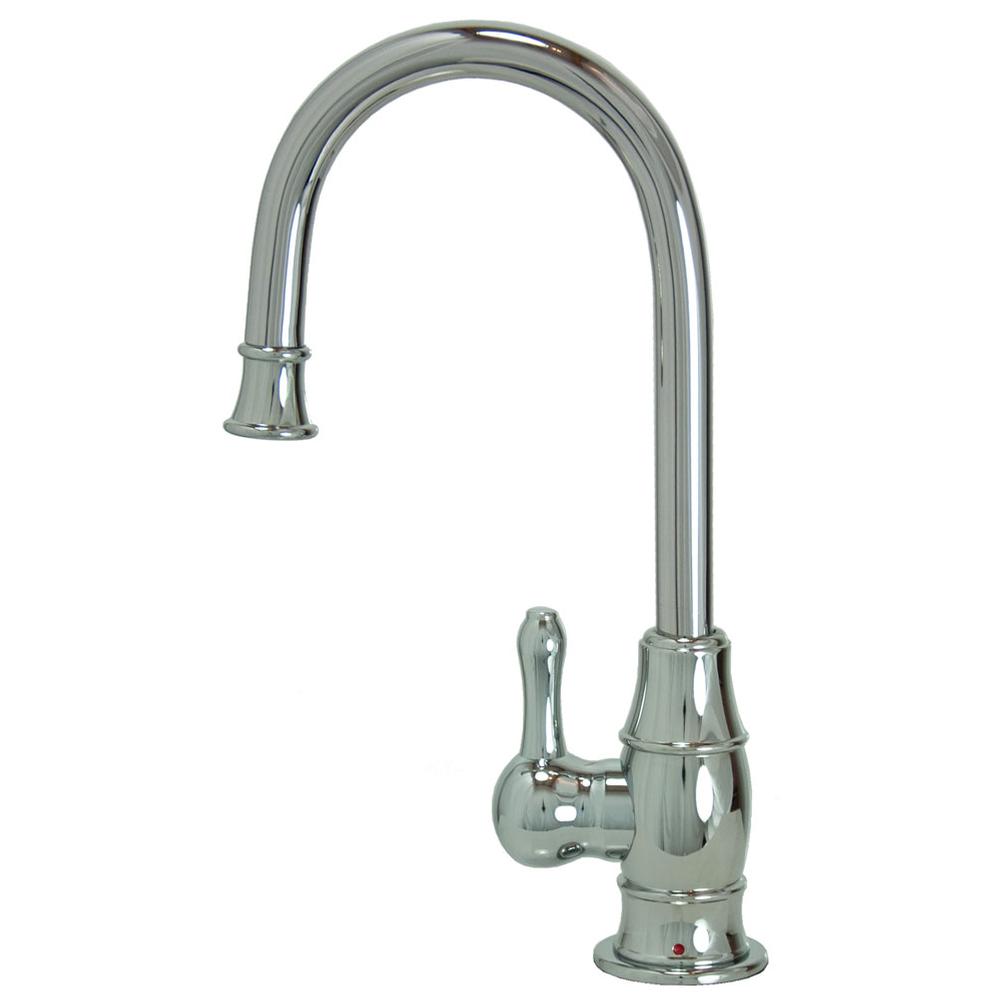 Hot Water Faucet with Traditional Curved Body and Curved Handle