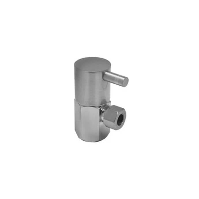 Contemporary Lever Handle with 1/4 Turn Ceramic Disc Cartridge Valve - Lead Free - Angle (1/2" Female IPS)