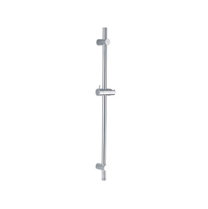 Wall Mounted Shower Rail with Bottom Outlet Integral Waterway – Round