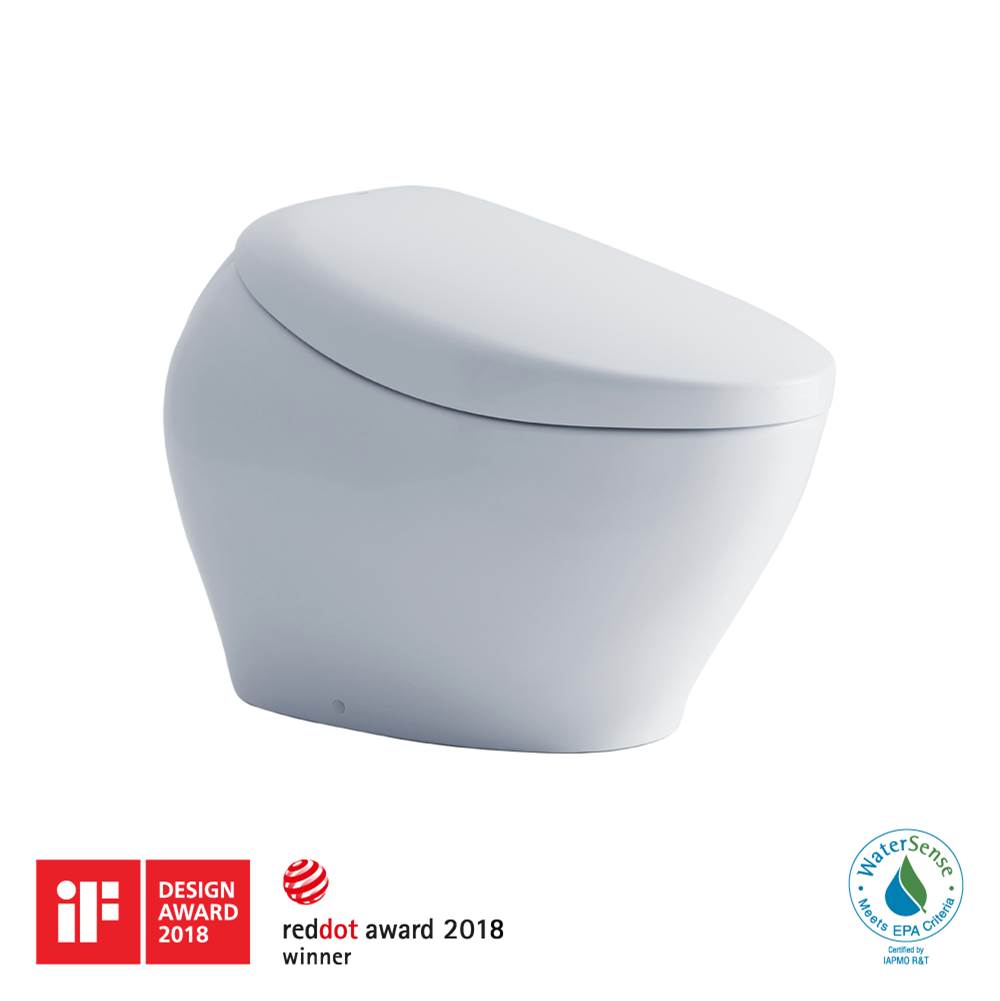 Toto Neorest Nx1 Dual Flush 1.0 Or 0.8 Gpf Toilet With Integrated Bidet Seat And Ewater+ , Cotton White