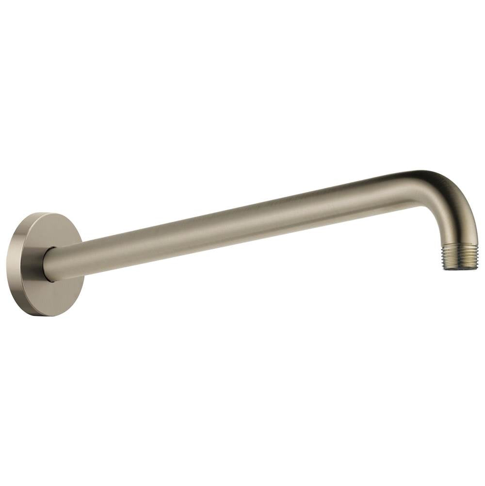 Universal Showering 16" Linear Round Wall Mount Shower Arm And Flange