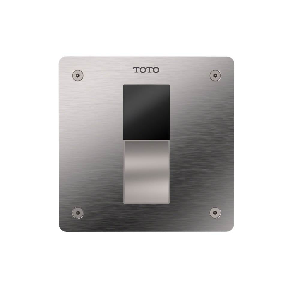 Toto Ecopower Touchless 1.6 Gpf Toilet Flushometer Valve With 4 X 4 Inch Cover Plate, Stainless Steel