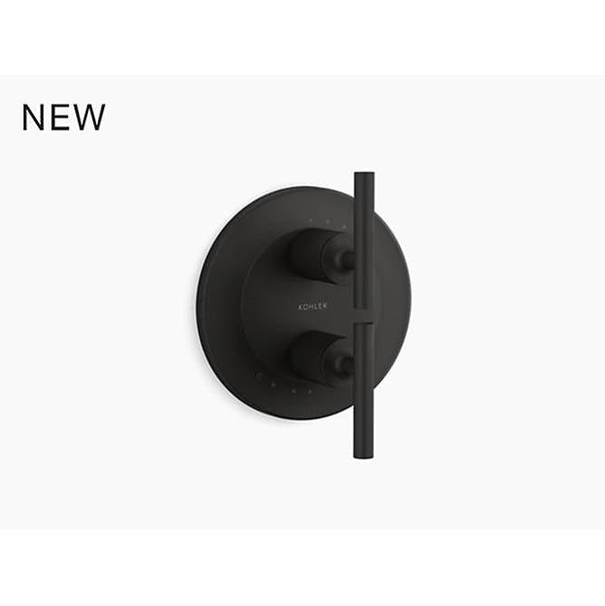 Purist MasterShower temperature and volume control valve trim