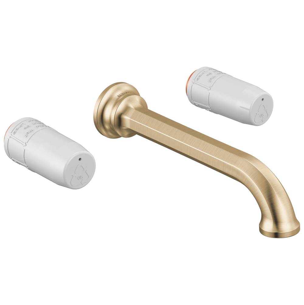 Beauclere Two-Handle Wall Mount Lavatory Faucet - Less Handles 1.2 GPM