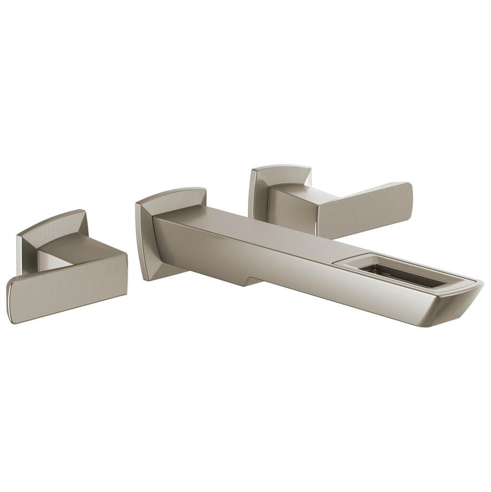 Vettis Two-Handle Wall Mount Lavatory Faucet With Open-Flow Spout 1.2 GPM