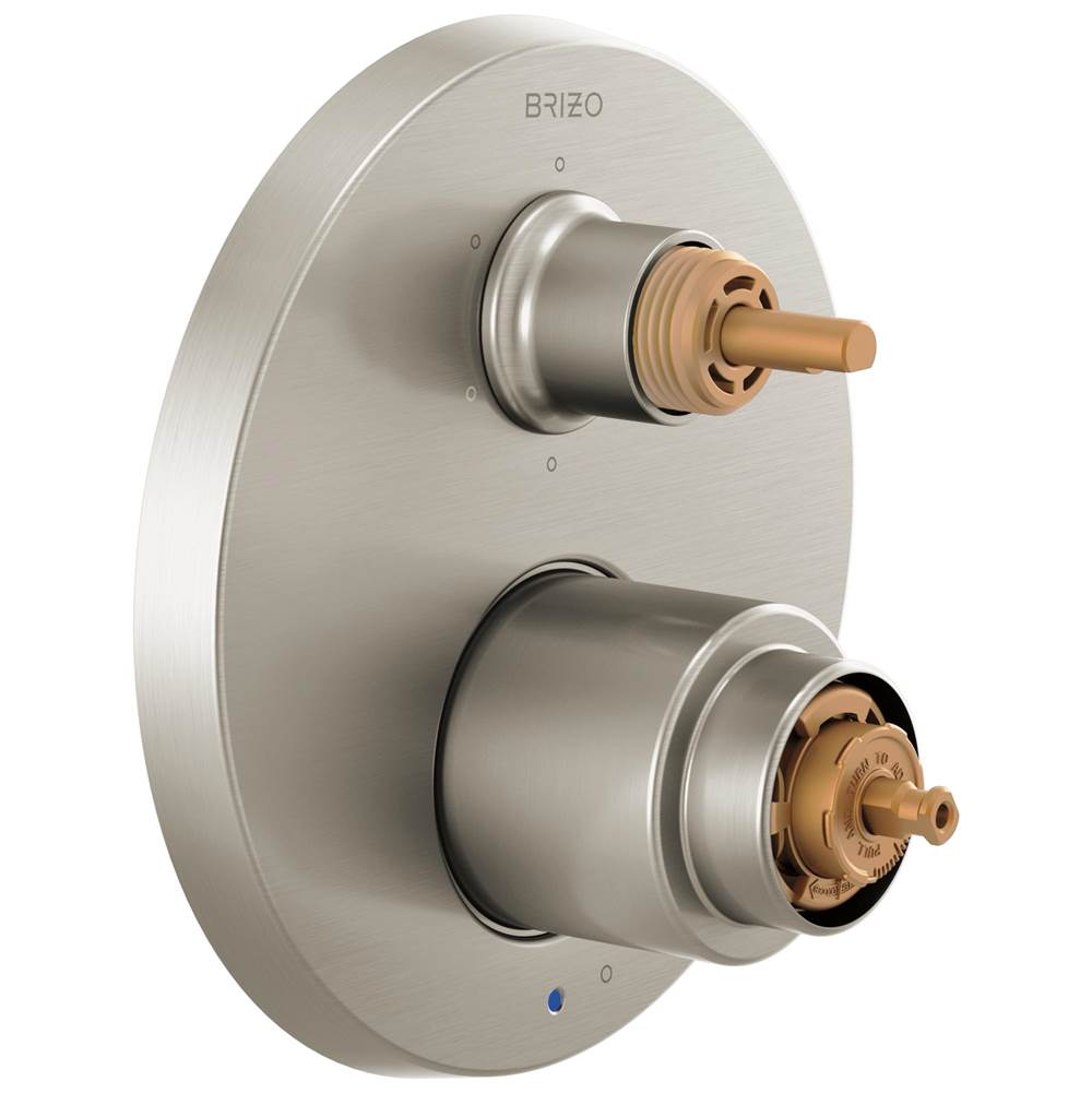 Odin Pressure Balance Valve with Integrated 6-Function Diverter Trim - Less Handles
