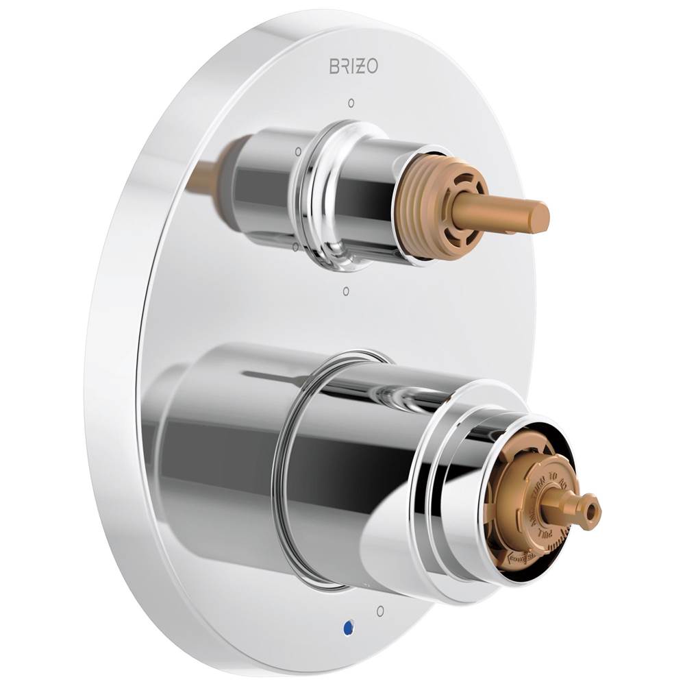 Odin Pressure Balance Valve with Integrated 6-Function Diverter Trim - Less Handles