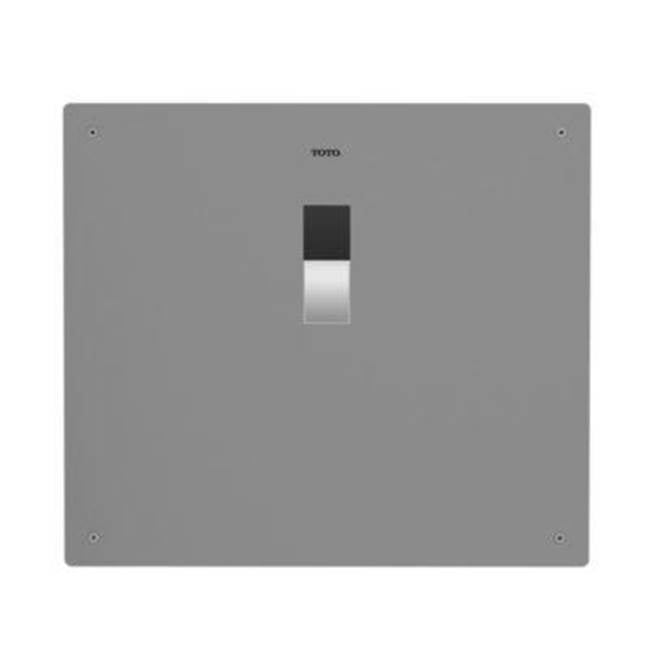 Toto Ecopower Touchless 1.28 Gpf Toilet Flushometer Valve With 14 X 12 Cover Plate And Vacuum Breaker Set For Back Spud, Stainless Steel
