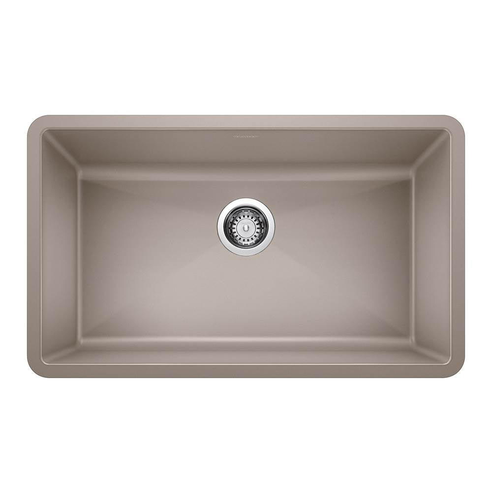Precis SILGRANIT 32" Super Single Undermount Kitchen Sink - Coal Black