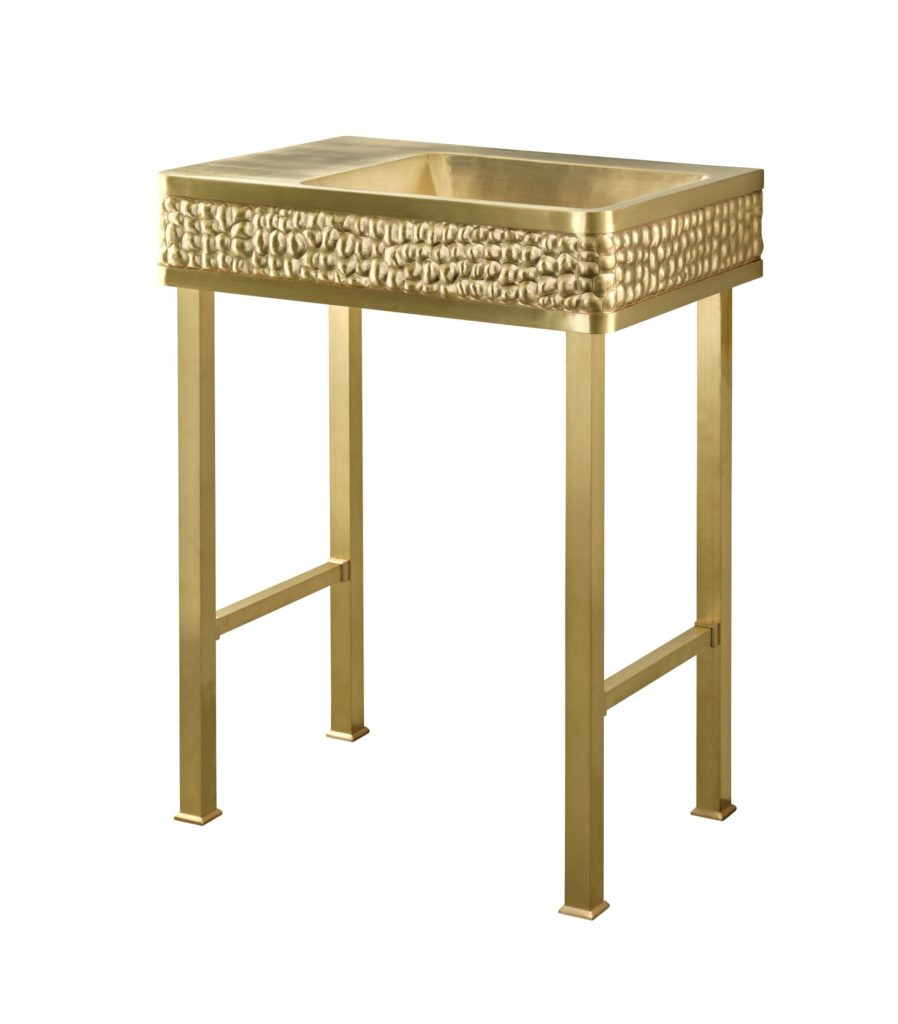 Thompson Traders PV-3420SB-TURTLE Tortuga Vanities & Pedestals Sink in Satin Brass
(Turtle)