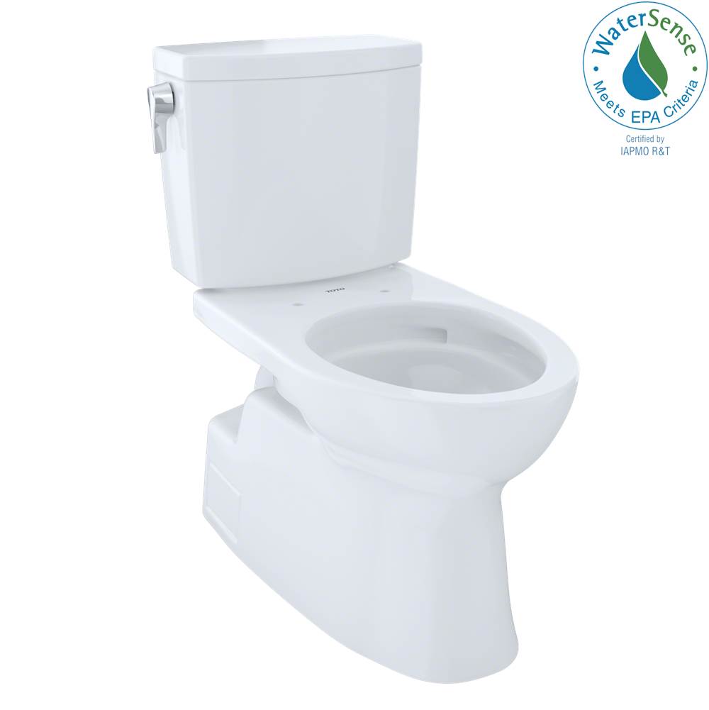 Toto Vespin Ii 1G Two-Piece Elongated 1.0 Gpf Universal Height Skirted Design Toilet With Cefiontect, Cotton White