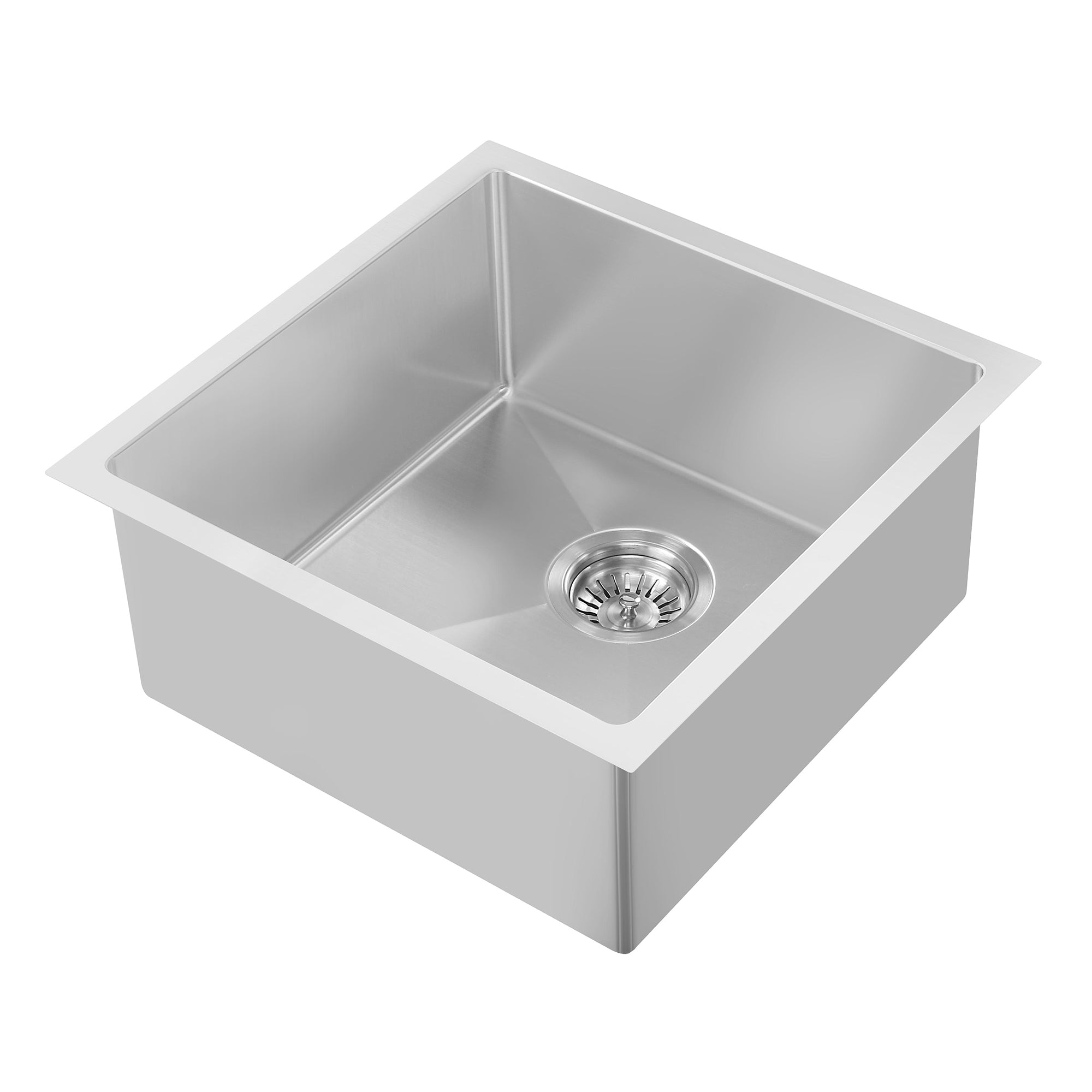 Noah Plus 16 gauge Single Bowl Linen Textured Dual-Mount Sink Set