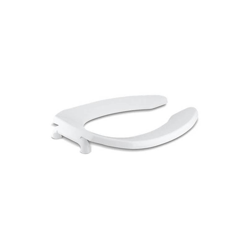 Lustra Elongated toilet seat with self-sustaining check hinge