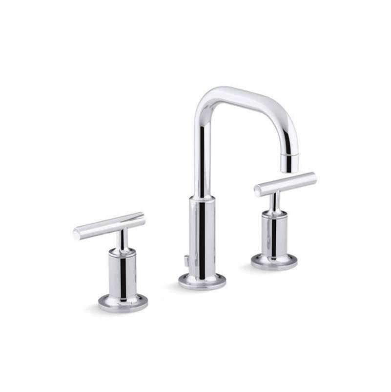 Purist Widespread bathroom sink faucet with Lever handles, 1.2 gpm