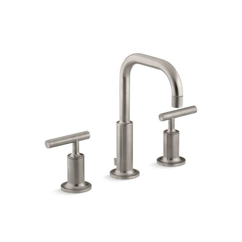 Purist Widespread bathroom sink faucet with Lever handles, 1.2 gpm