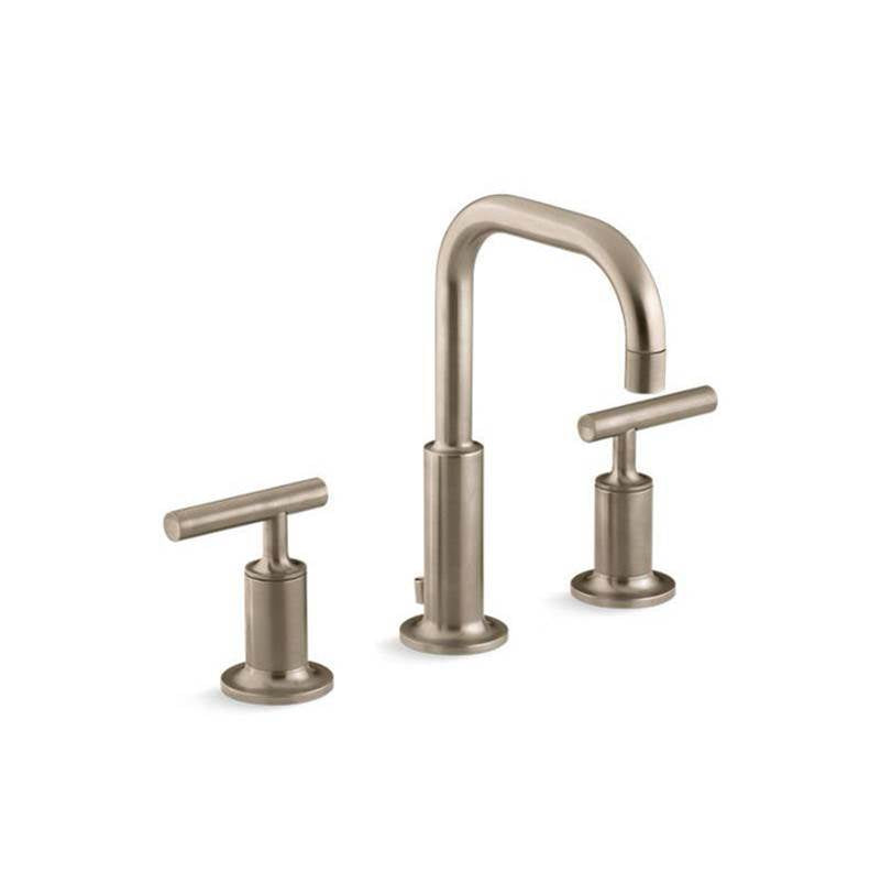 Purist Widespread bathroom sink faucet with Lever handles, 1.2 gpm