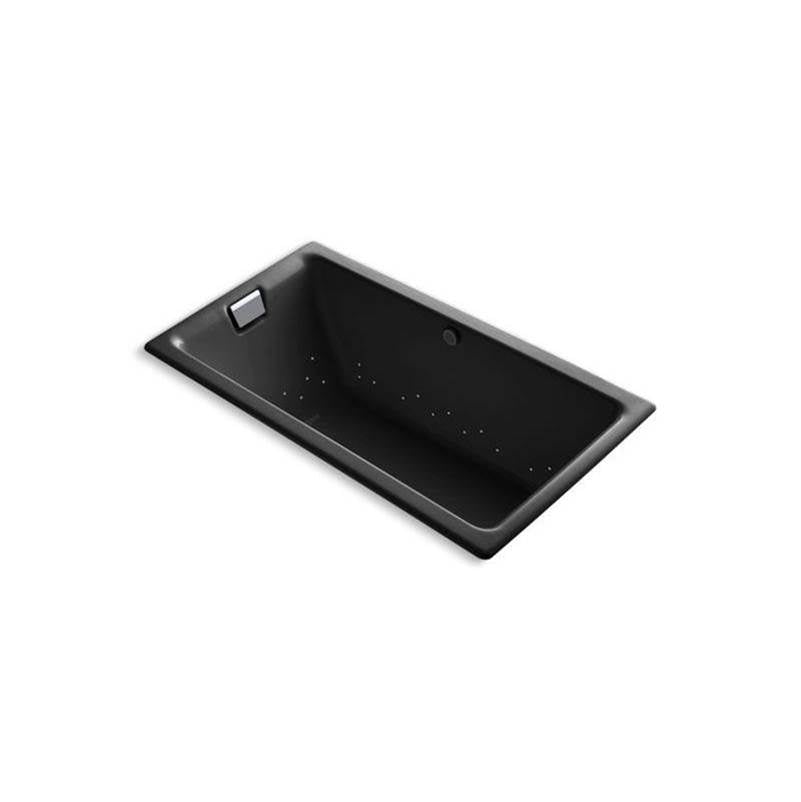 Tea-for-Two 66" x 36" drop-in Heated BubbleMassage air bath