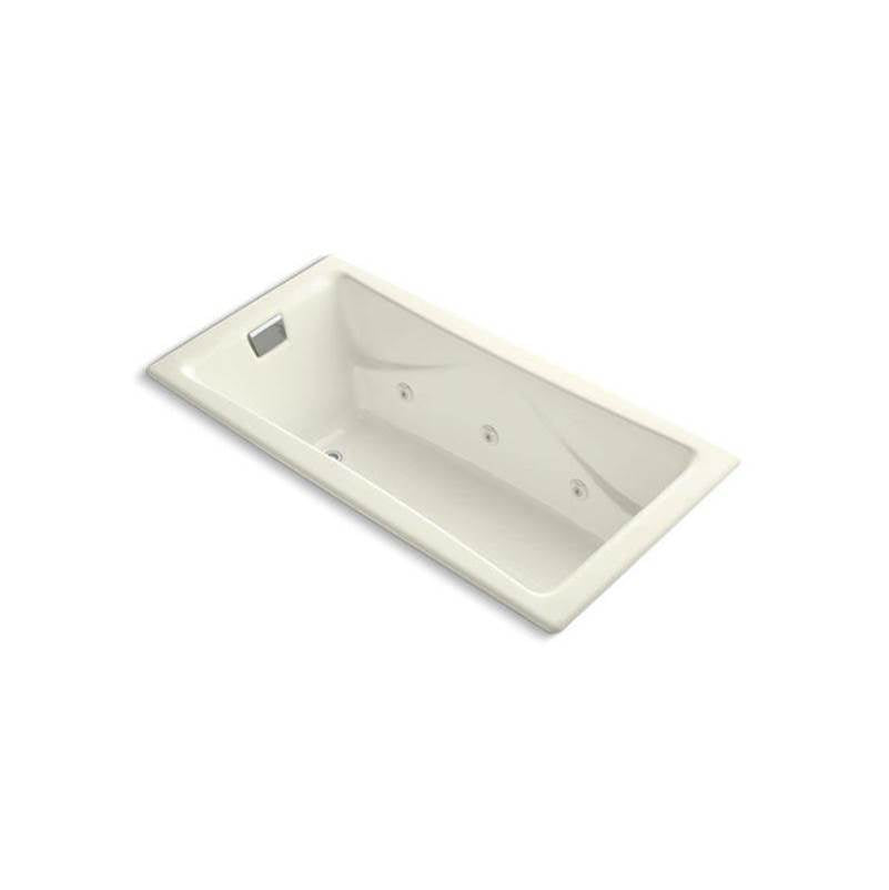 Tea-for-Two 71-3/4" x 36" drop-in/undermount whirlpool bath