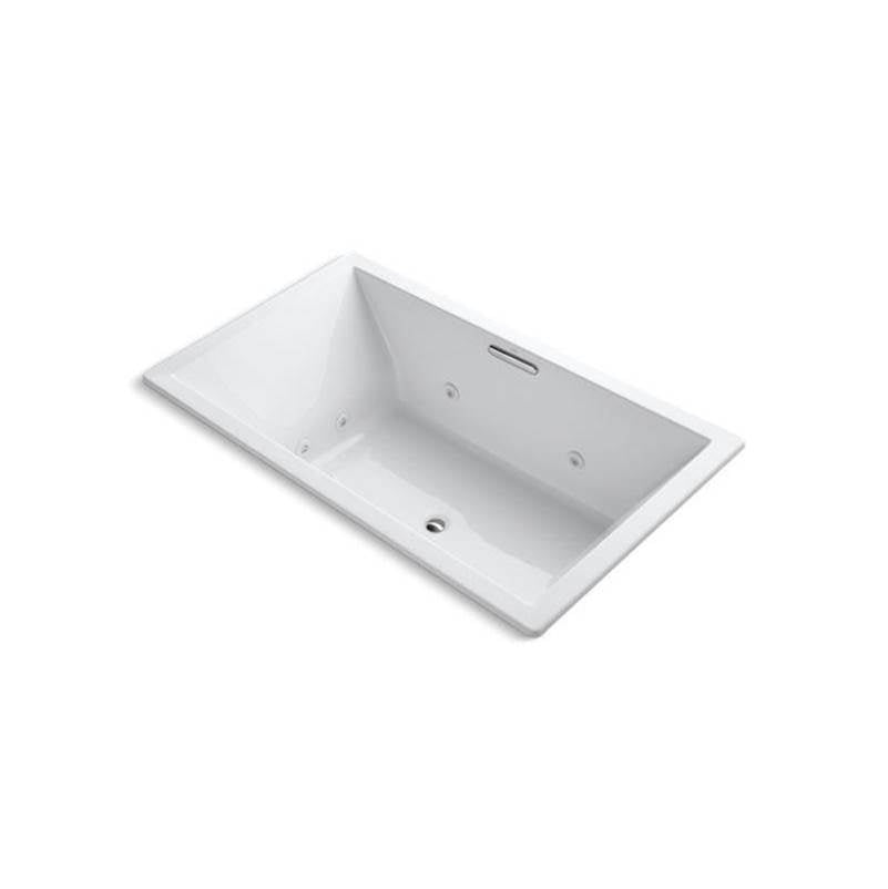 Underscore 72" x 42" drop-in heated whirlpool bath