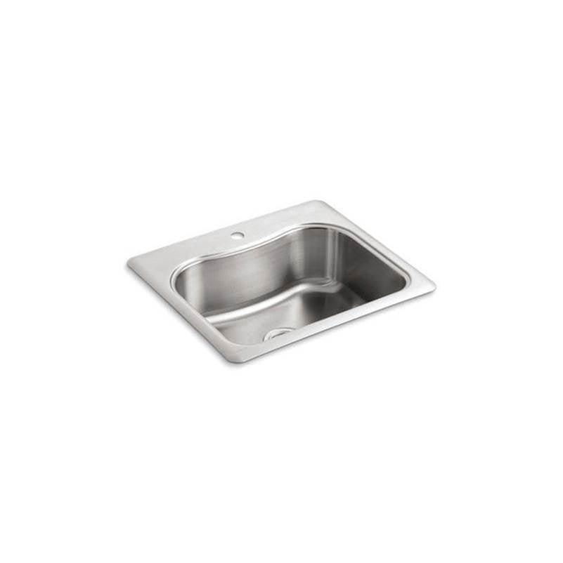 Staccato 25" top-mount single-bowl kitchen sink