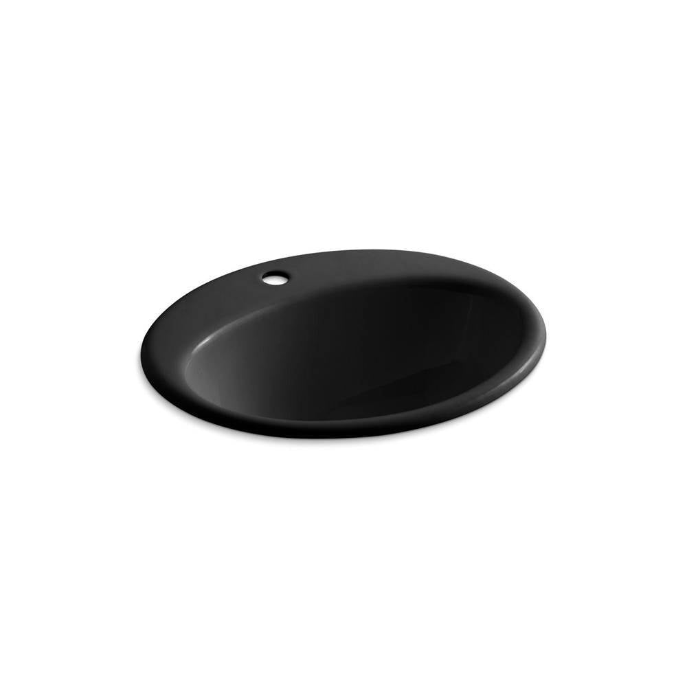 Farmington 19-1/4" oval drop-in bathroom sink