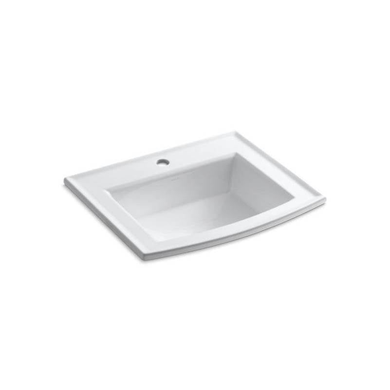 Archer 22-3/4" rectangular drop-in bathroom sink