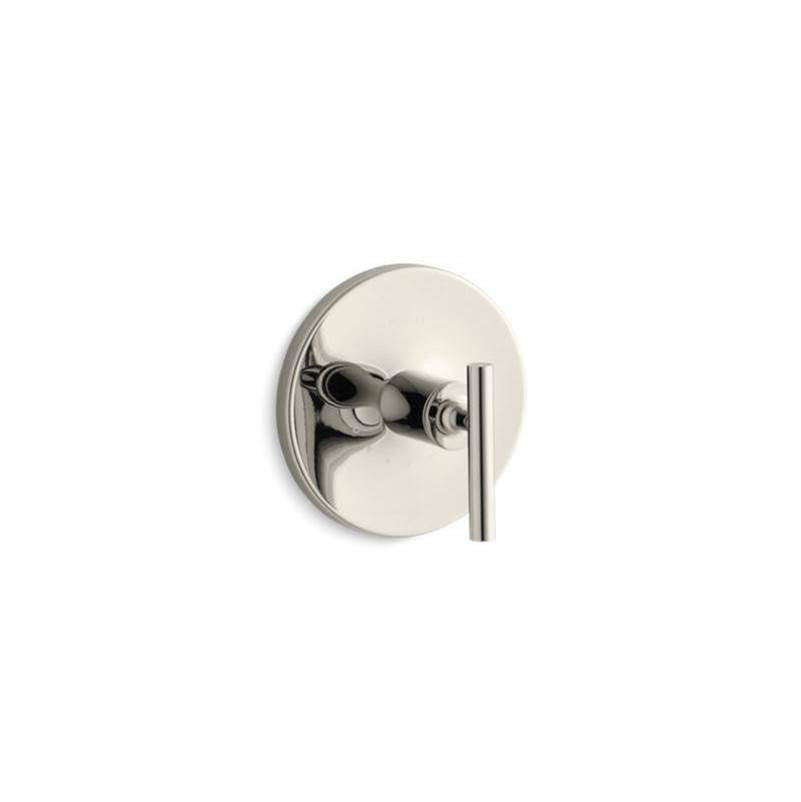 Purist MasterShower temperature control valve trim with lever handle