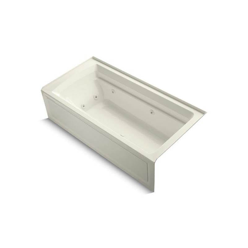 Archer 72" x 36" alcove whirlpool bath, right drain