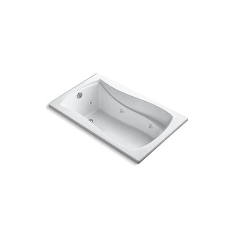 Mariposa 60" x 36" drop-in heated whirlpool bath