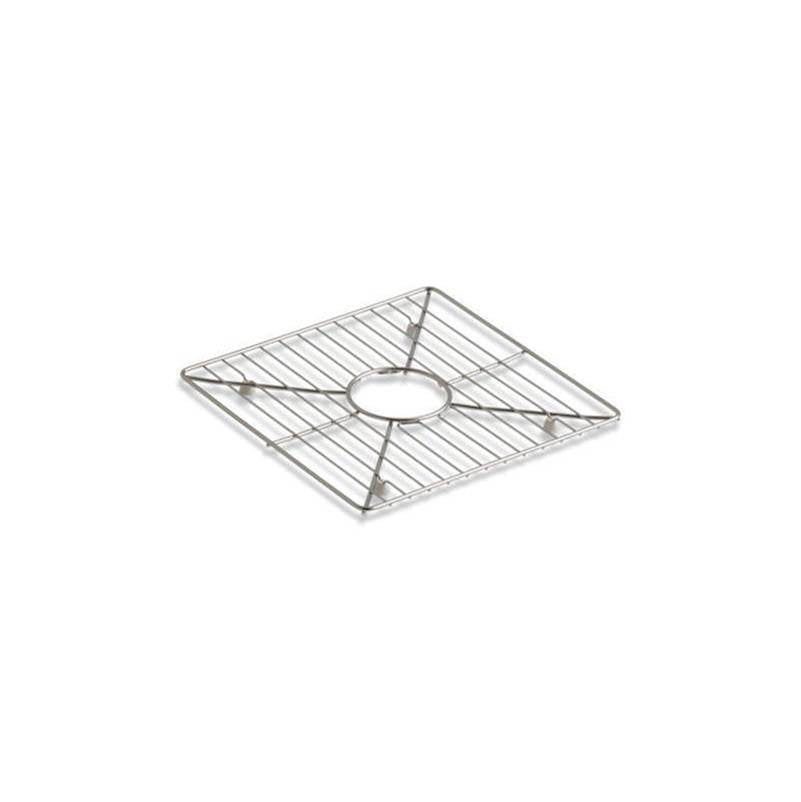 Poise Stainless steel sink rack, 13-3/16" x 13-3/16", for kitchen and bar sinks