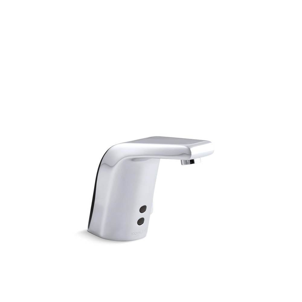 Sculpted Touchless single-hole lavatory faucet with Insight sensor technology and temperature mixer, AC-powered, 0.5 gpm