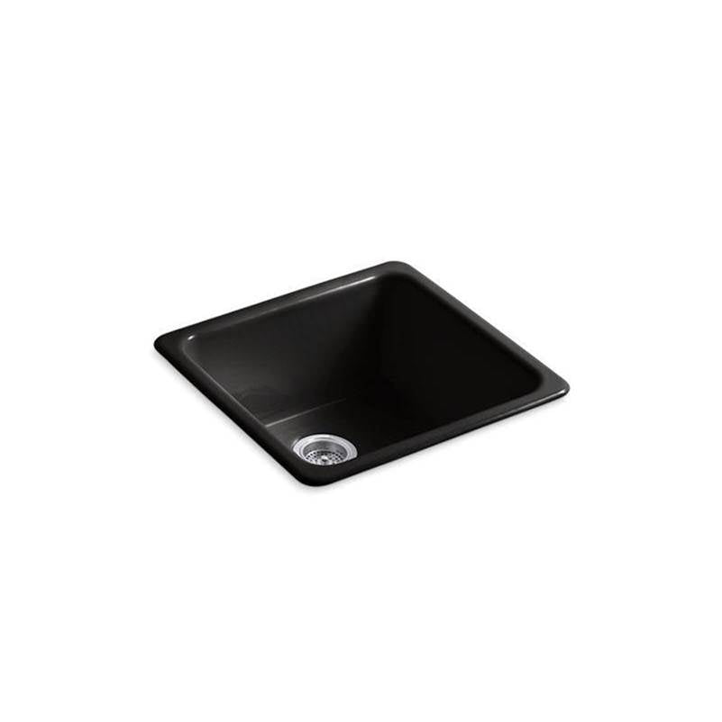 Iron/Tones 21" top-/undermount single-bowl bar sink