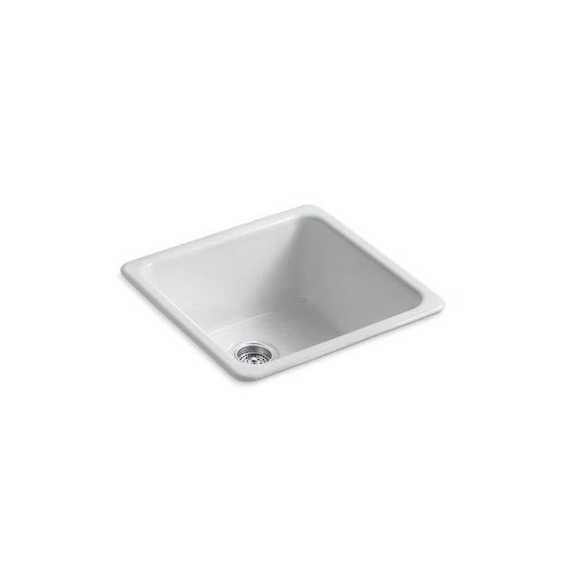 Iron/Tones 21" top-/undermount single-bowl bar sink