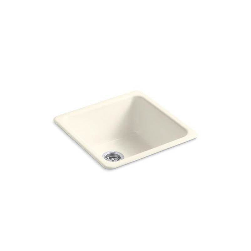 Iron/Tones 21" top-/undermount single-bowl bar sink