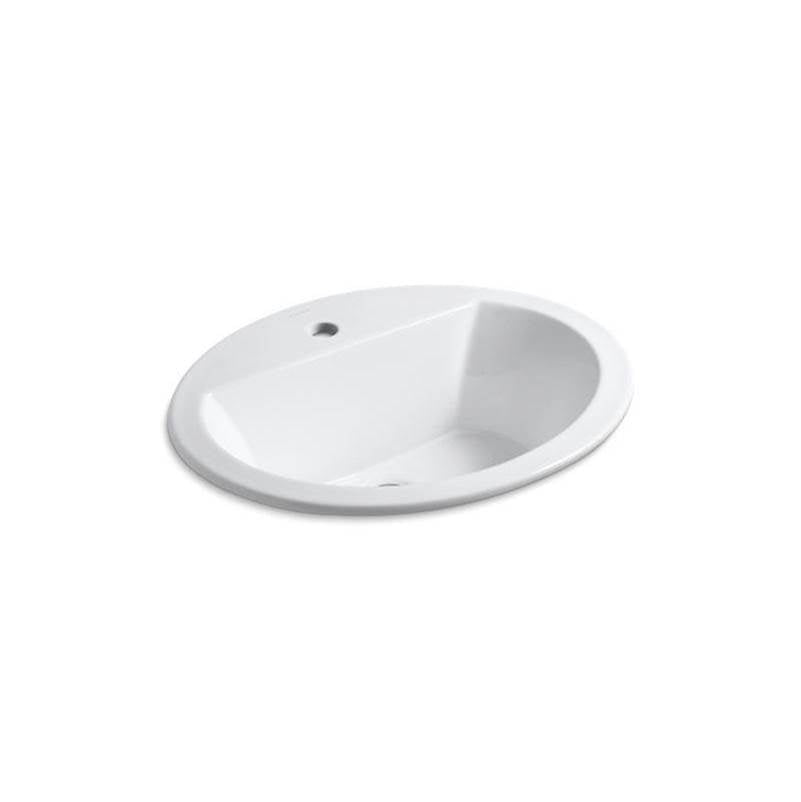 Bryant 20-1/4" oval drop-in bathroom sink