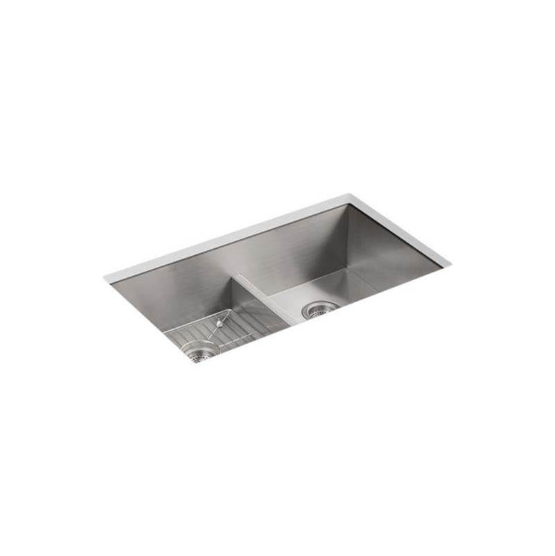 Vault Smart Divide 33" top-/undermount double-bowl kitchen sink