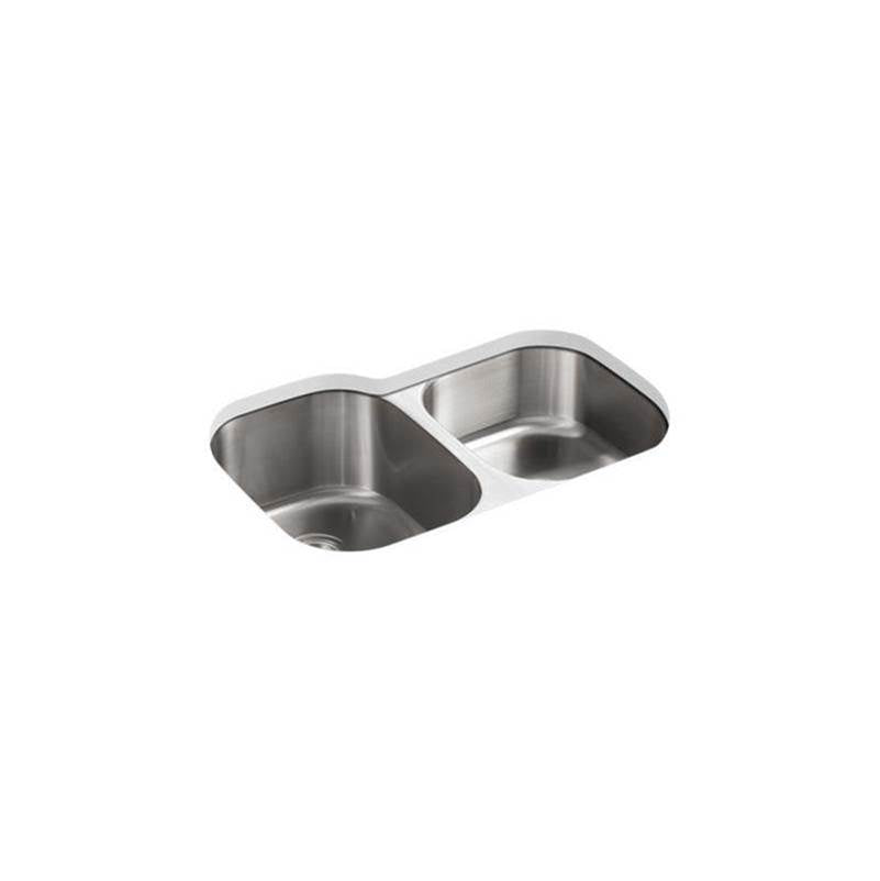 Undertone 31" undermount double-bowl kitchen sink