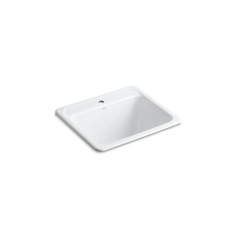 Glen Falls 25" top-/undermount single-bowl utility sink