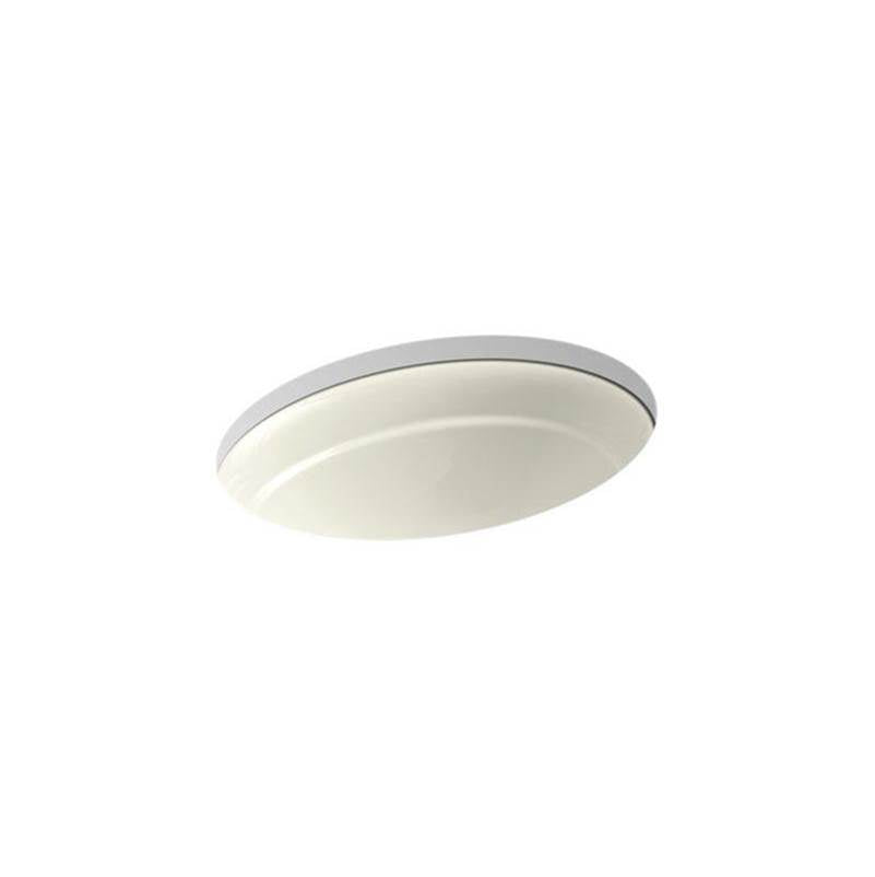 Serif 20-3/4" oval undermount bathroom sink, no overflow