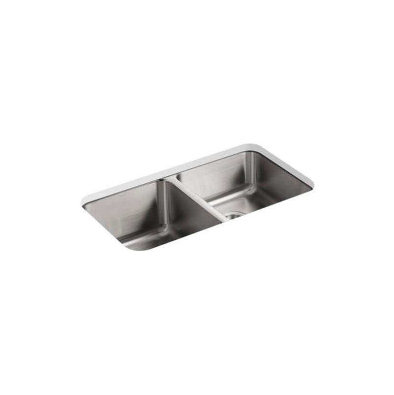 Undertone 31-1/2" undermount double-bowl kitchen sink