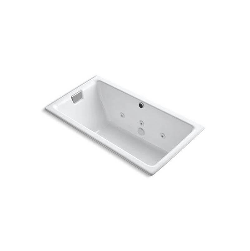 Tea-for-Two 66" x 36" drop-in/undermount whirlpool bath