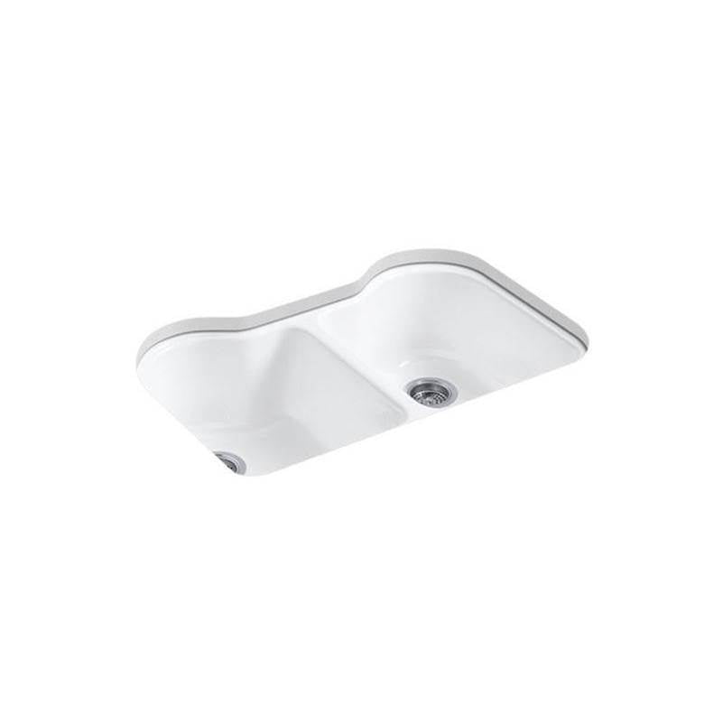 Hartland 33" undermount double-bowl kitchen sink