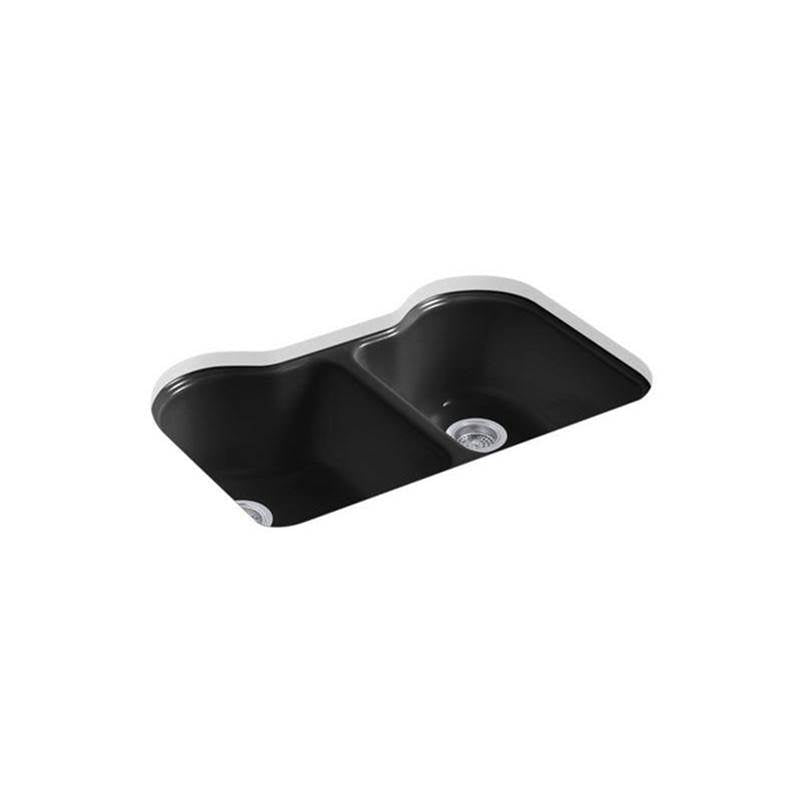 Hartland 33" undermount double-bowl kitchen sink