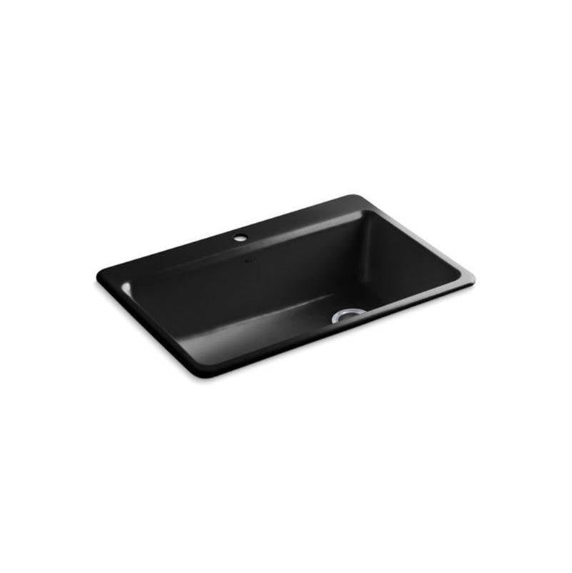 Riverby 33" top-mount single-bowl workstation kitchen sink