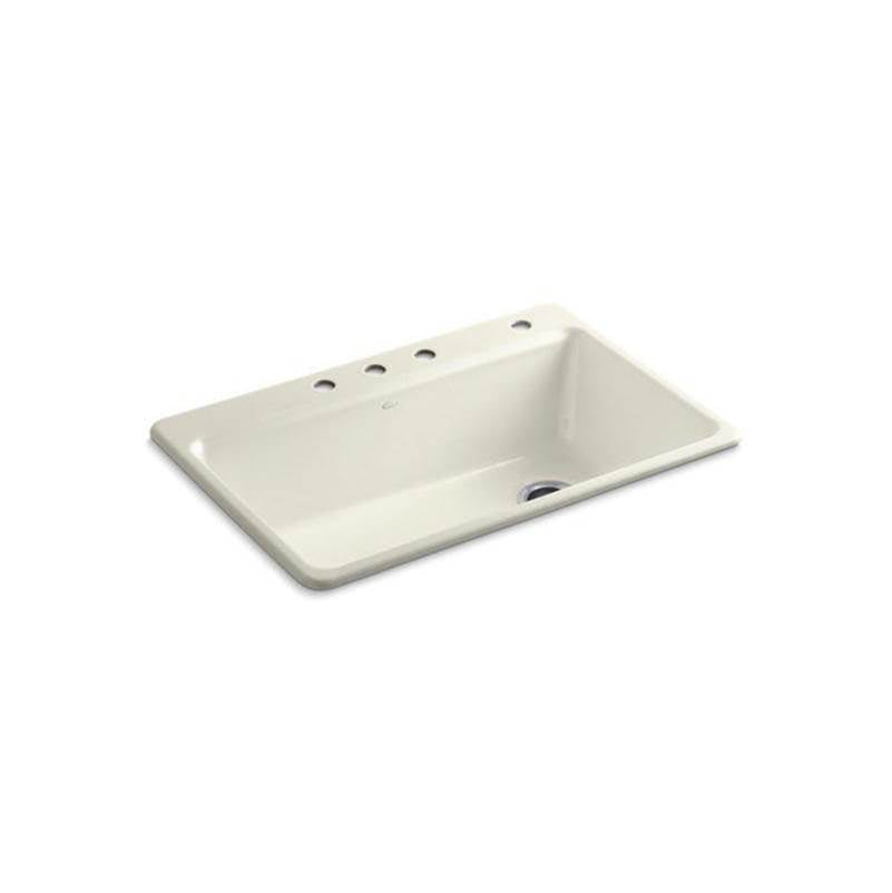 Riverby 33" top-mount single-bowl workstation kitchen sink